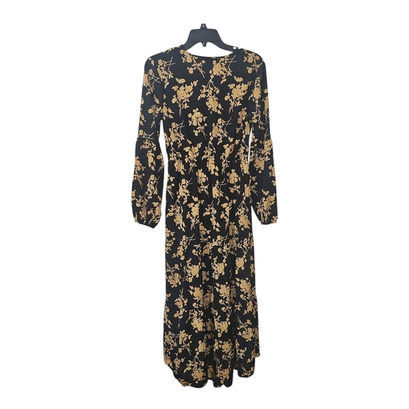 Boutique Black & Gold Floral High-Low Dress – NWT - Picture 2 of 12